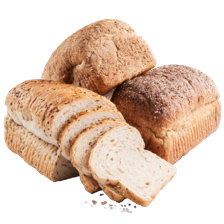 Bakkersbrood wit meerzaden, volkoren meerzaden of volkoren dubbel donker meerzaden